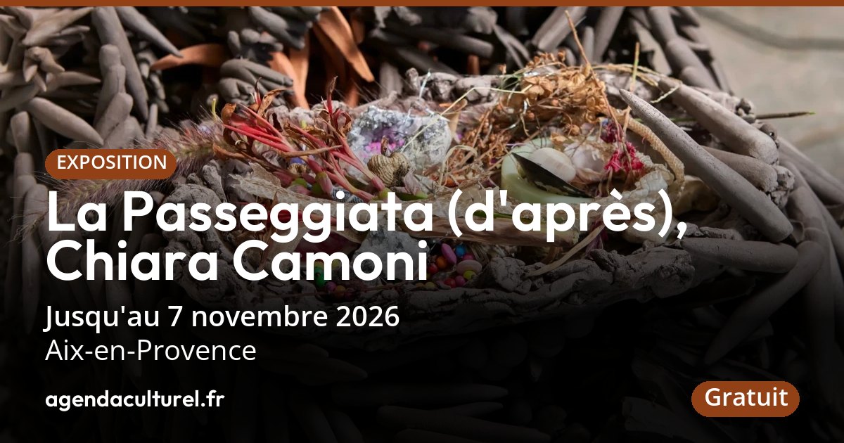 Passeggiata (d'après) à Aix-en-Provence dès le 12 sept. 2026