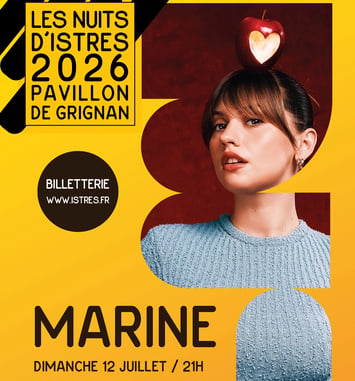 Marine au festival Les Nuits d'Istres 2026