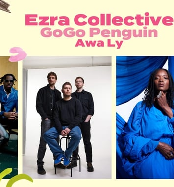 Ezra Collective et GoGo Penguin et Awa Ly