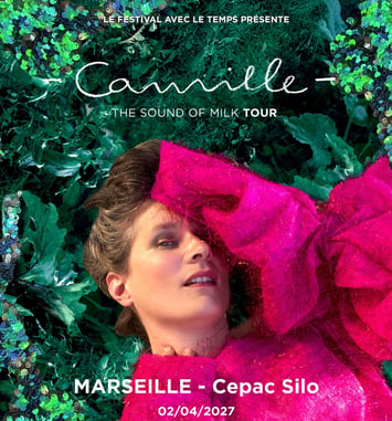 Affiche Camille pour le Festival Avec le Temps 2027