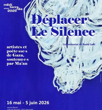 Déplacer le silence, 40 artistes et poète·sses de Gaza