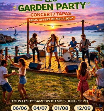 Garden Party au bord de l'étang de Berre