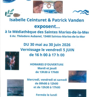 Exposition des Œuvres de Isabelle Ceinturet et Patrick Vanden