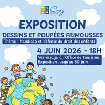 Exposition de dessins et poupées Frimousses