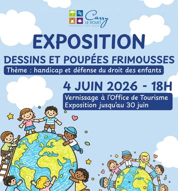 Exposition de dessins et poupées Frimousses