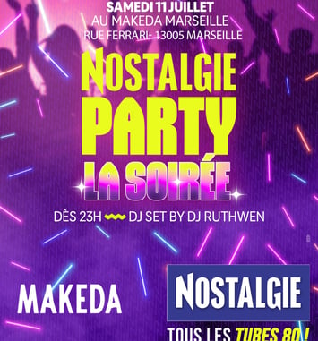 Nostalgie Party w/ DJ DOM TRBS & DJ Ruthwen