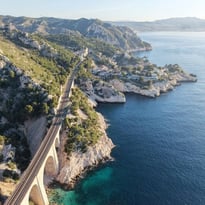 A la découverte de la ligne ferroviaire de la Côte Bleue en TER ZOU !