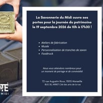 Découverte de la fabrication du Savon de Marseille et Ateliers de personnalisation