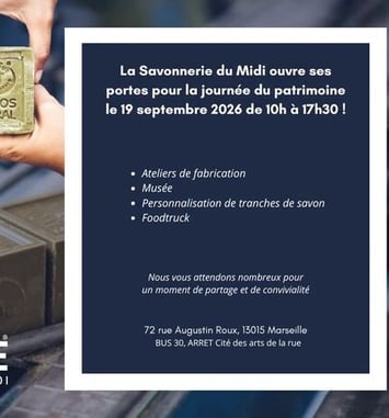 Découverte de la fabrication du Savon de Marseille et Ateliers de personnalisation