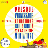 Un presque vernissage nocturne