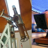 La grande lunette et le télescope de Foucault