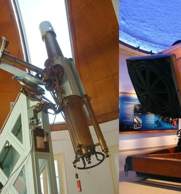 La grande lunette et le télescope de Foucault