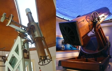 La grande lunette et le télescope de Foucault