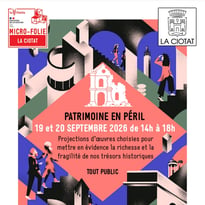Projection d'œuvres sur le thème Patrimoine en Péril