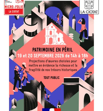 Projection d'œuvres sur le thème Patrimoine en Péril