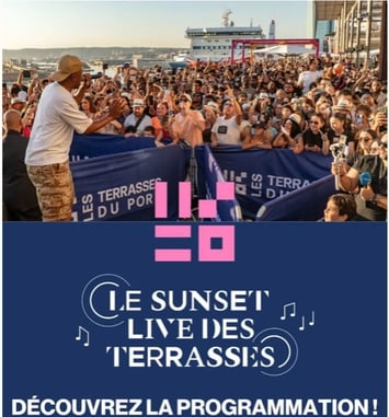 Sunset Live aux Terrasses du Port