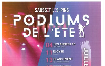 Podiums de l'été