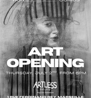 Exposition de dessins au fusain de Ron Combs