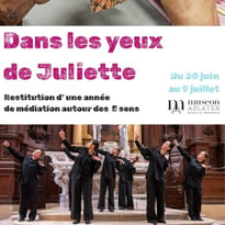 Dans les yeux de Juliette : Restitution d'une année de médiation autour des 5 sens