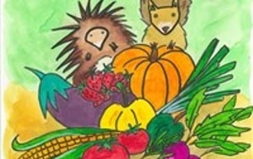 Cache-cache dans le potager
