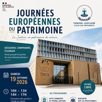 Visite commentée du tribunal judiciaire d'Aix-en-Provence