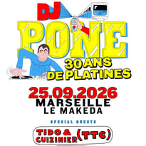 DJ Pone, 30 ans de platines