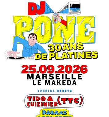 DJ Pone, 30 ans de platines