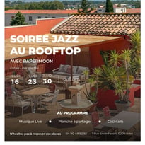 Soirée Jazz au Rooftop