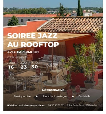 Soirée Jazz au Rooftop