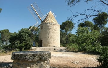 Visite des moulins à vent