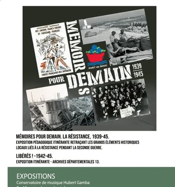 Exposition Mémoires pour demain, la Résistance, 1939-45