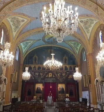 Découverte de l'Eglise Saint Nicolas de Myre, Rite melkite catholique. Chrétiens d'Orient de rite byzantin.