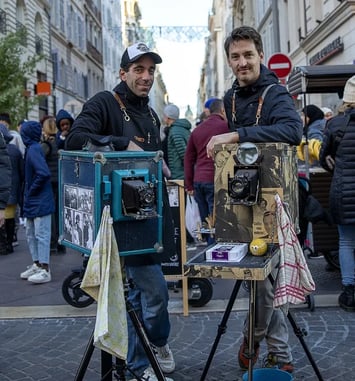 Animation de photographie argentique ambulante