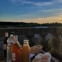 Coucher de soleil gourmand du haut du Jacquemard