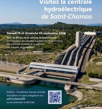 Visitez la centrale hydroélectrique de Saint-Chamas