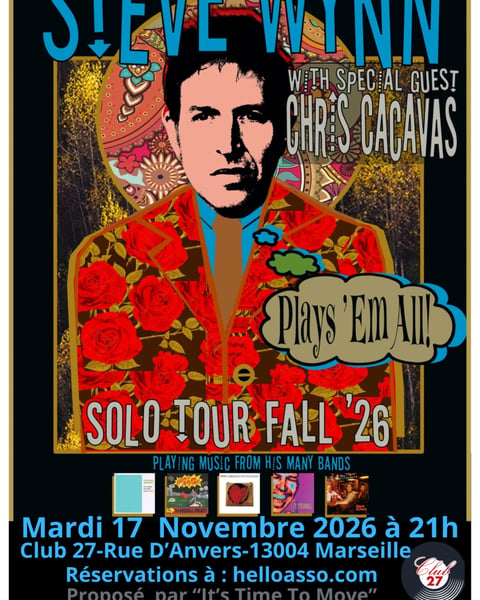 Steve Wynn (The Dream Syndicate) + Chris Cacavas (Green On Red)