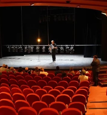 Visite du Théâtre Le Comoedia