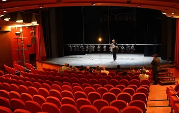 Visite du Théâtre Le Comoedia