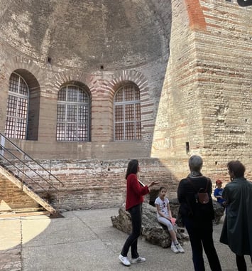 Visite flash des thermes de Constantin