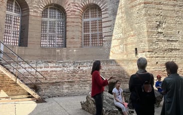 Visite flash des thermes de Constantin