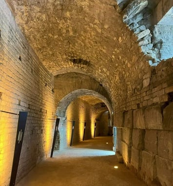 Les souterrains de l'amphithéâtre