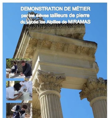Démonstration de taille de pierre