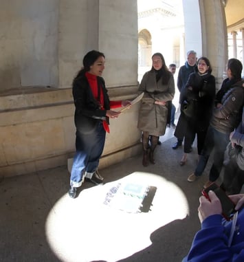 Les alignements du Palais Longchamp & Révolution d'une Poétesse