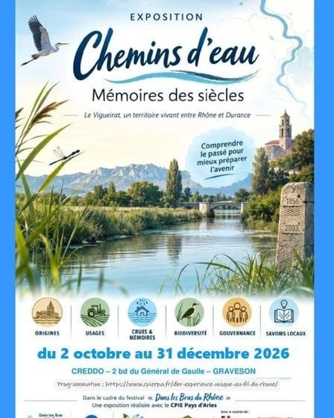 Exposition "Chemins d'eau - Mémoires des siècles"