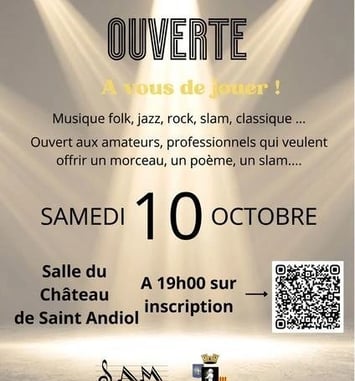 Concert Scène Ouverte à Saint-Andiol !