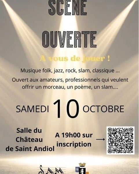 Concert Scène Ouverte à Saint-Andiol !