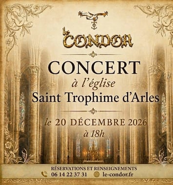 Concert du Condor à l'église Saint-Trophime