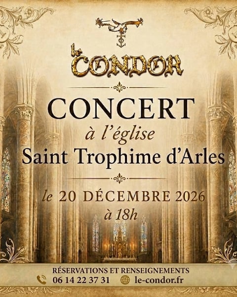 Concert du Condor à l'église Saint-Trophime