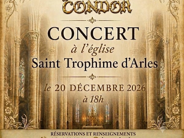 Concert du Condor à l'église Saint-Trophime