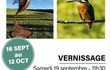 Exposition de photographies (Emeline Pujolas) et de sculptures-métal (Thierry Gall)